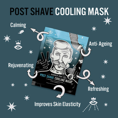 Barber Pro Post Shave Cooling Mask Grab & Go Barber Pro   