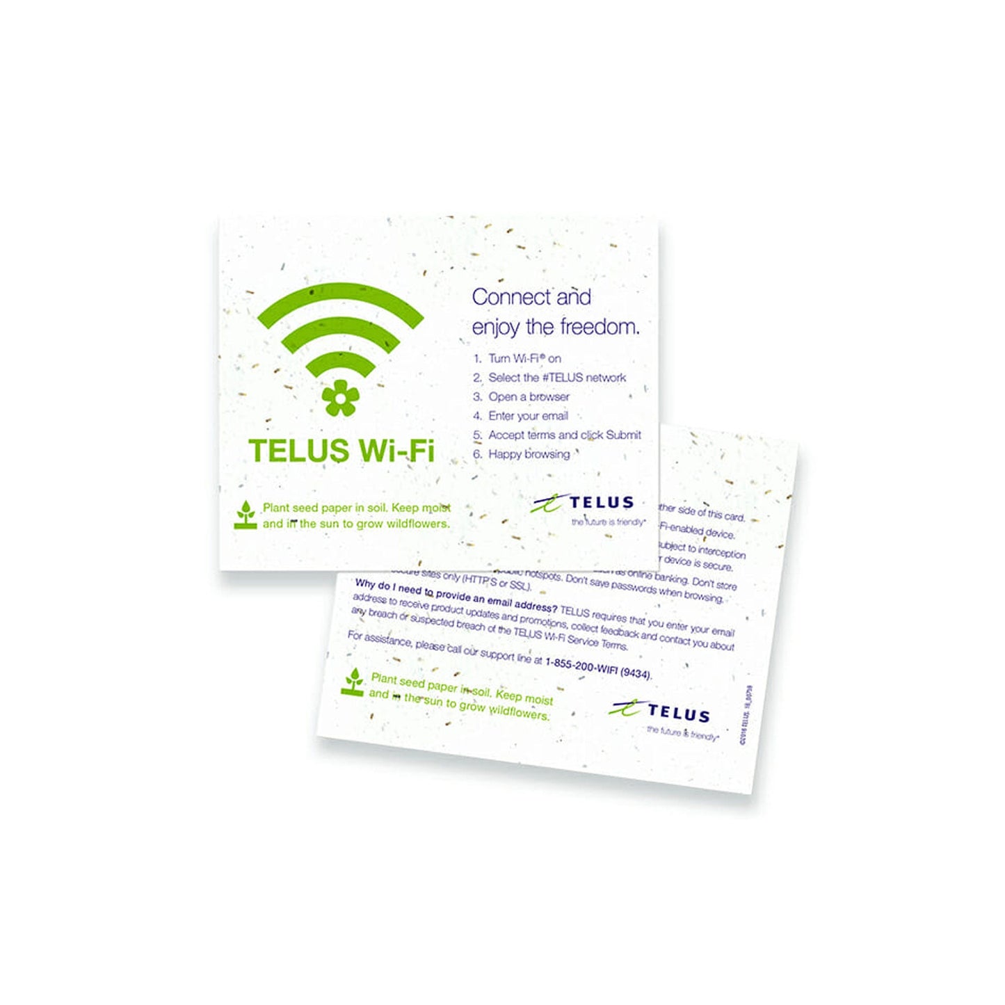 Seedpaper A6 Postcard Packaging Inserts The Ethical Gift Box (DEV SITE)   