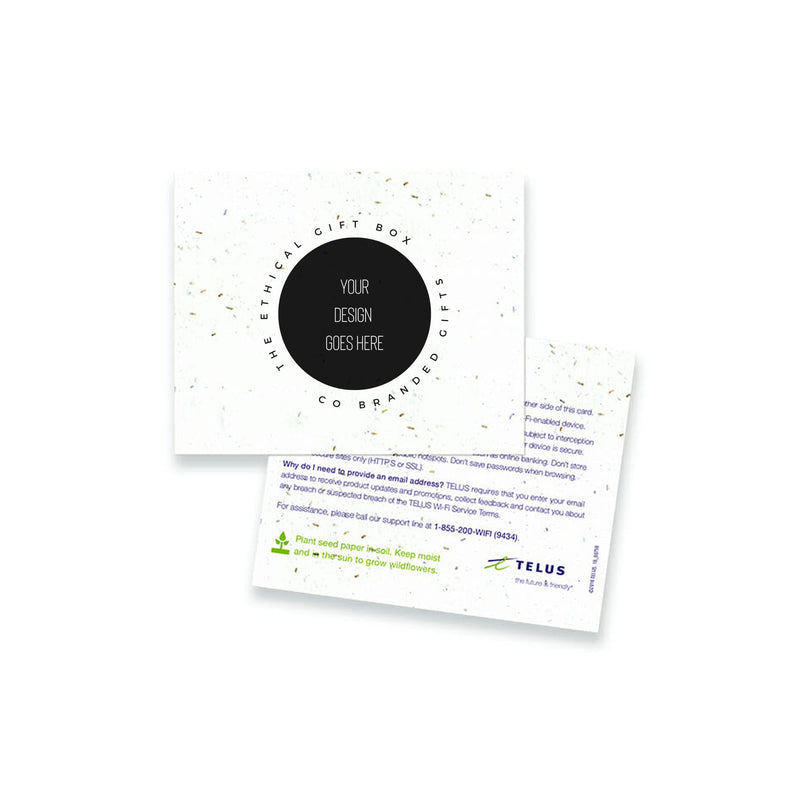 Seedpaper A6 Postcard Packaging Inserts The Ethical Gift Box (DEV SITE)   