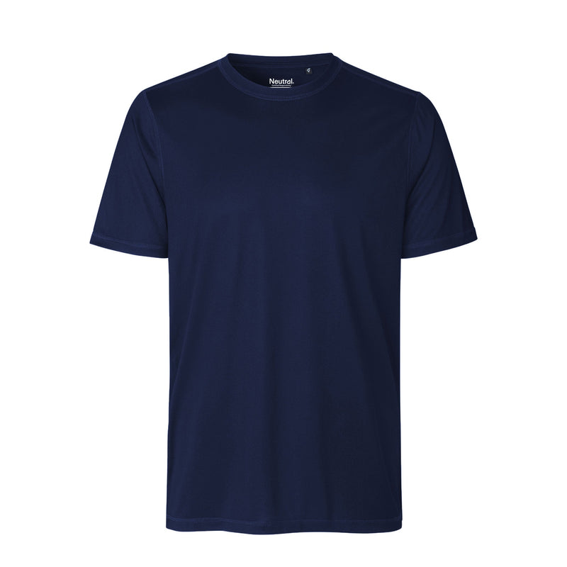 Mens Recycled Polyester Performance T-Shirt Tops & Tees The Ethical Gift Box (DEV SITE) Navy S 