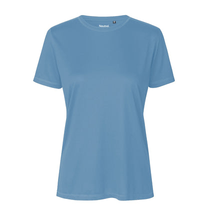 Womens Recycled Polyester Performance T-Shirt Tops & Tees The Ethical Gift Box (DEV SITE) Dusty Indigo XS 