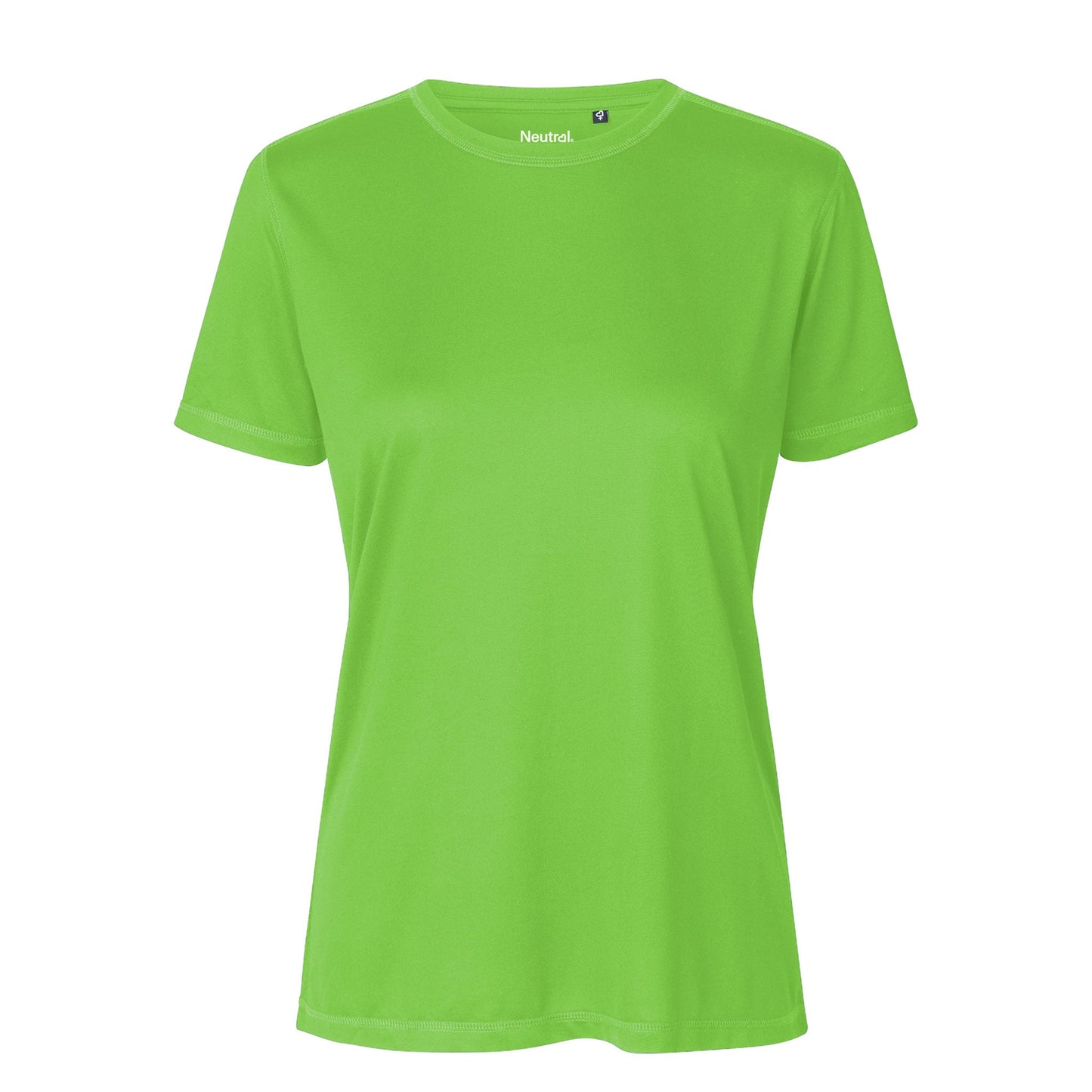 Womens Recycled Polyester Performance T-Shirt Tops & Tees The Ethical Gift Box (DEV SITE) Lime XS 