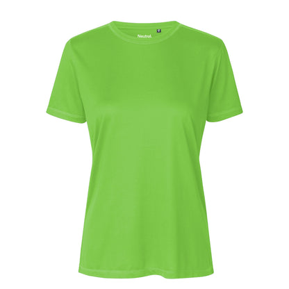 Womens Recycled Polyester Performance T-Shirt Tops & Tees The Ethical Gift Box (DEV SITE) Lime XS 