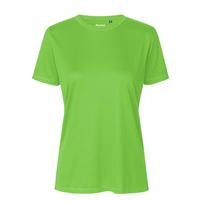 Womens Recycled Polyester Performance T-Shirt Tops & Tees The Ethical Gift Box (DEV SITE) Lime XS 