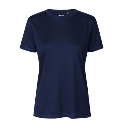 Womens Recycled Polyester Performance T-Shirt Tops & Tees The Ethical Gift Box (DEV SITE) Navy XS 
