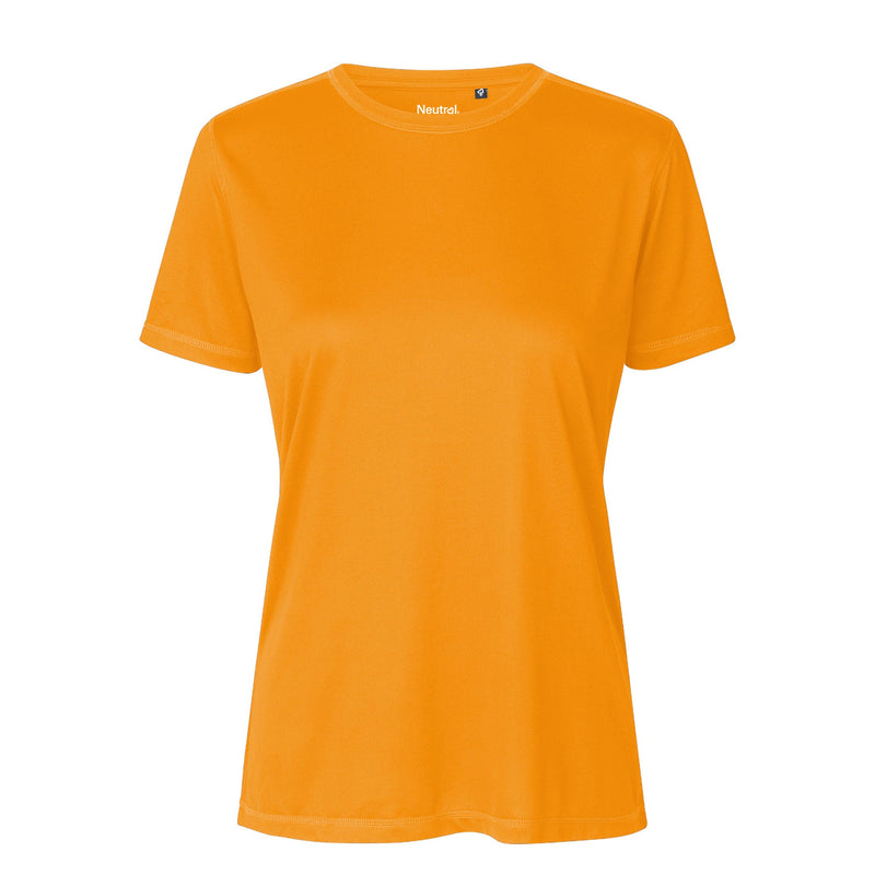 Womens Recycled Polyester Performance T-Shirt Tops & Tees The Ethical Gift Box (DEV SITE) Okay Orange XS 