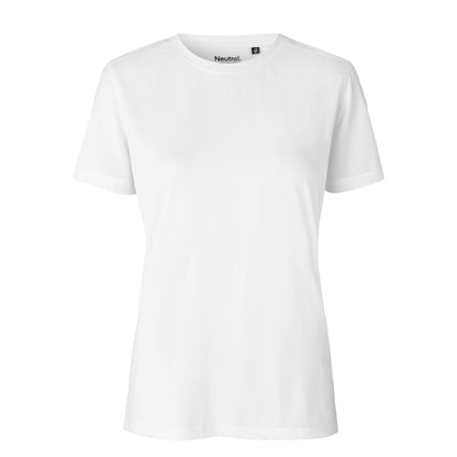 Womens Recycled Polyester Performance T-Shirt Tops & Tees The Ethical Gift Box (DEV SITE) White XS 