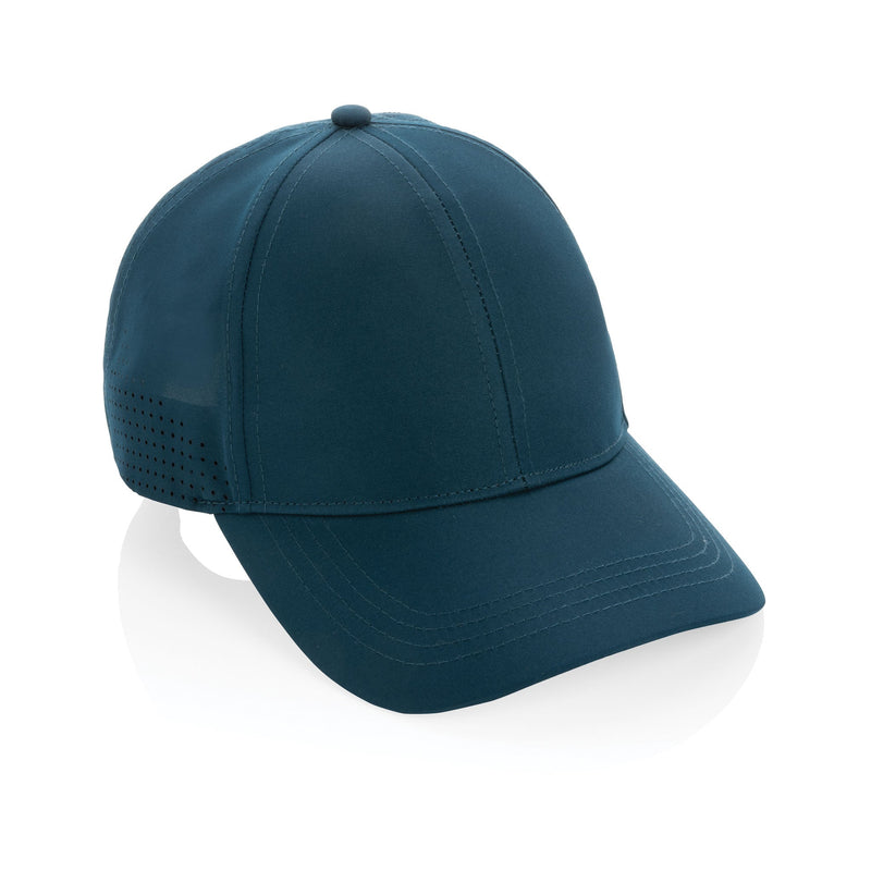 RPET 6 Panel Sports Cap Headwear The Ethical Gift Box (DEV SITE) Navy  