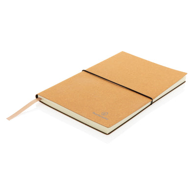 A5 Recycled Leather Notebook Notebooks & Pens The Ethical Gift Box (DEV SITE) Tan  