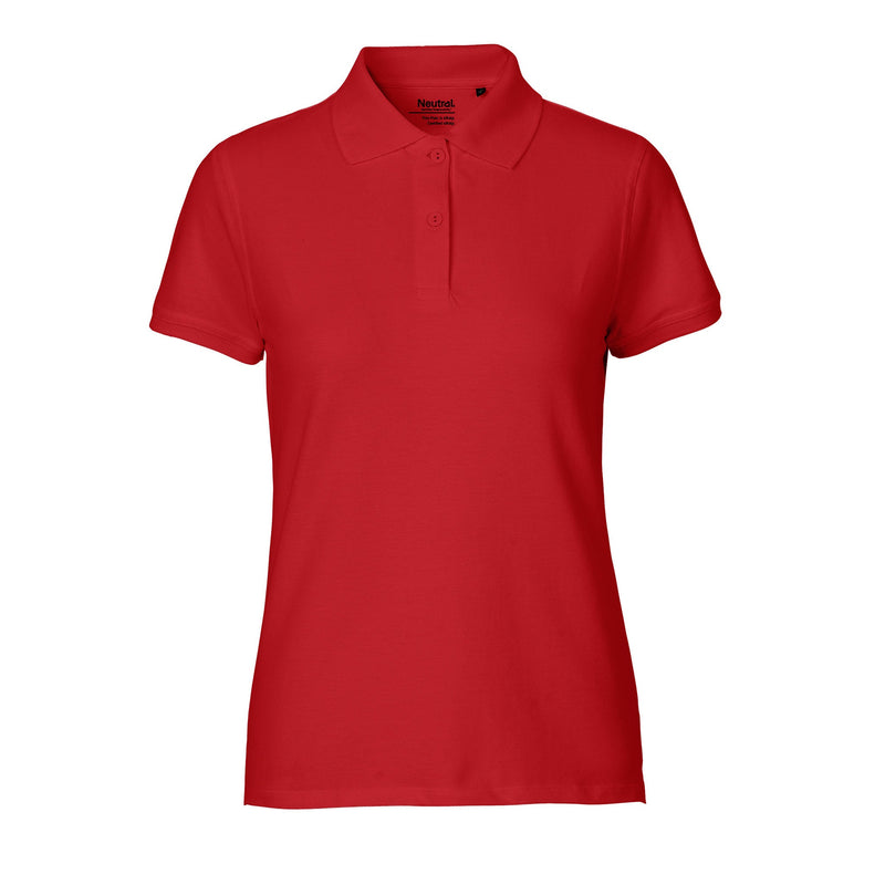 Ladies Classic Organic Cotton Polo Tops & Tees The Ethical Gift Box (DEV SITE) Red XS 