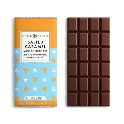 Salted Caramel Milk Chocolate 42% 90g Confectionery The Ethical Gift Box (DEV SITE)   