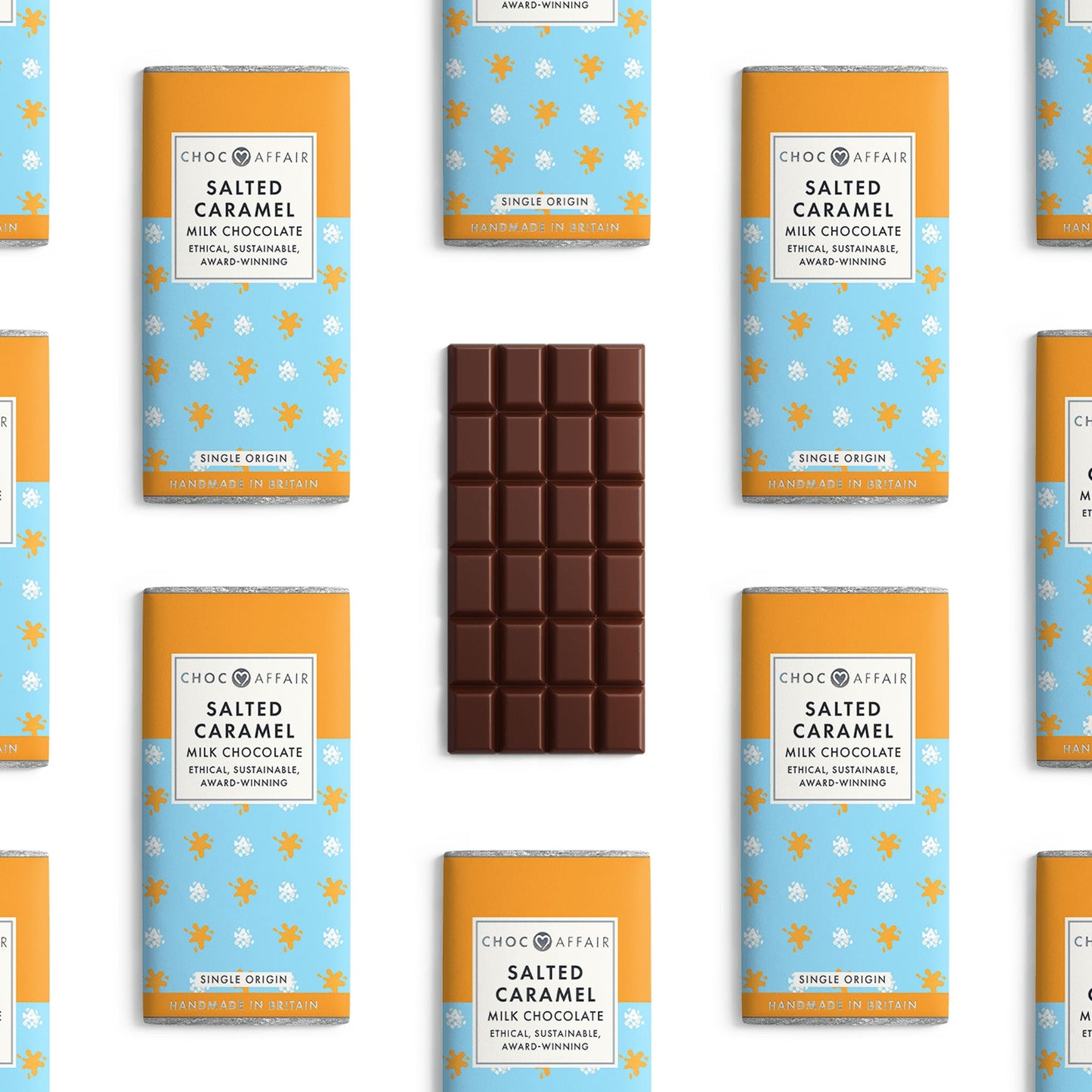 Salted Caramel Milk Chocolate 42% 90g Confectionery The Ethical Gift Box (DEV SITE)   