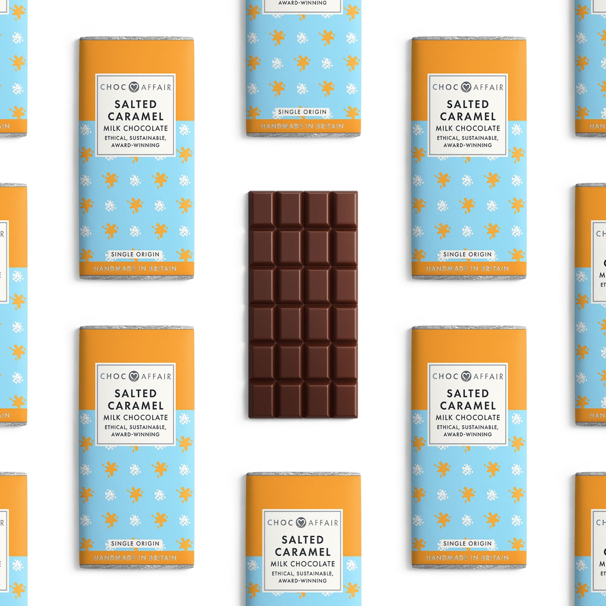 Salted Caramel Milk Chocolate 42% 90g Confectionery The Ethical Gift Box (DEV SITE)   
