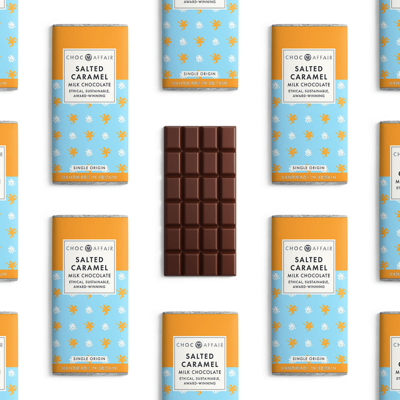 Salted Caramel Milk Chocolate 42% 90g Confectionery The Ethical Gift Box (DEV SITE)   