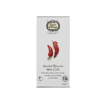 Seeded Biscuits with Chilli 120g Snacks & Nibbles The Ethical Gift Box (DEV SITE)   