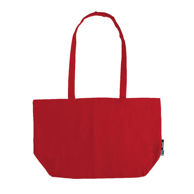 Organic Cotton Shopping Bag Gusset Bags The Ethical Gift Box (DEV SITE) Red  