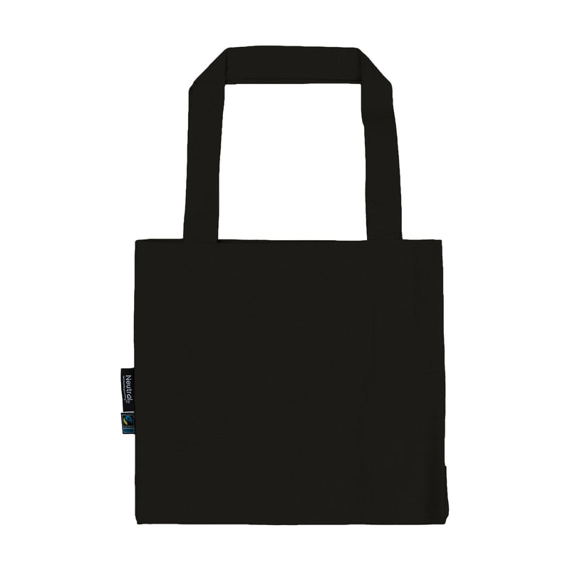 Organic Cotton Small Panama Bag Bags The Ethical Gift Box (DEV SITE) Black  