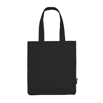 Organic Cotton Twill Bag Bags The Ethical Gift Box (DEV SITE) Black  