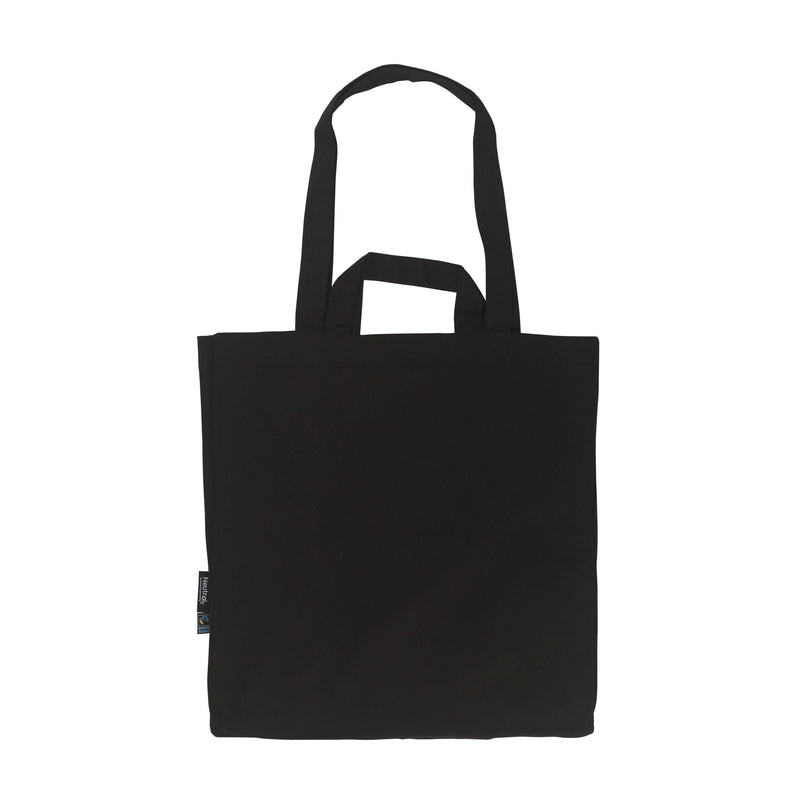 Organic Cotton Twill Bag Multiple Handles Bags The Ethical Gift Box (DEV SITE) Black  