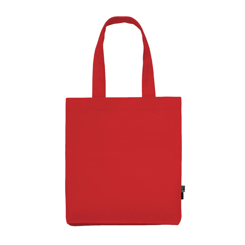 Organic Cotton Twill Bag Bags The Ethical Gift Box (DEV SITE) Red  
