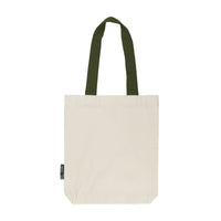Organic Cotton Twill Bag with Contrast Handles Bags The Ethical Gift Box (DEV SITE) Nature Military   thumbnail