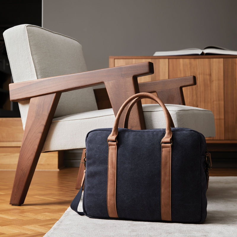 Recycled Canvas Computer Bag Bags The Ethical Gift Box (DEV SITE)   