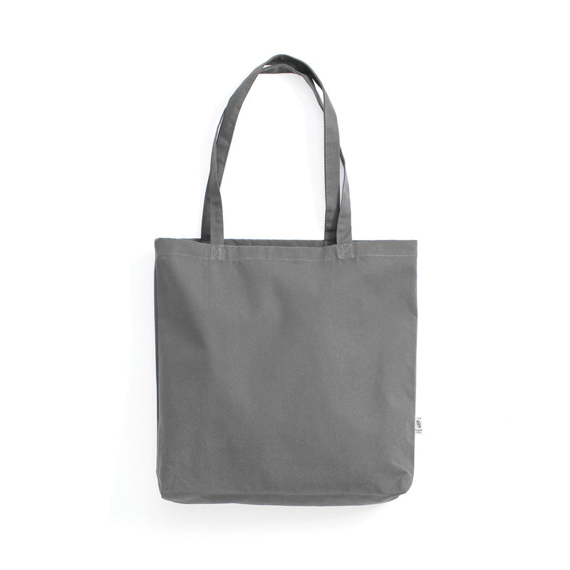 Organic Cotton Canvas Bag Bags The Ethical Gift Box (DEV SITE) Grey  