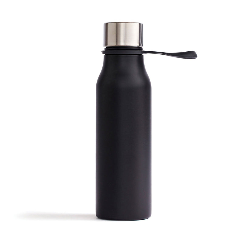 Lean Thermos Bottle 450ML Coffee Mugs & Tumblers The Ethical Gift Box (DEV SITE) Black  