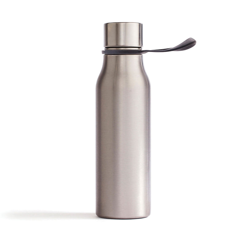 Lean Thermos Bottle 450ML Coffee Mugs & Tumblers The Ethical Gift Box (DEV SITE) Stainless Silver Loop  