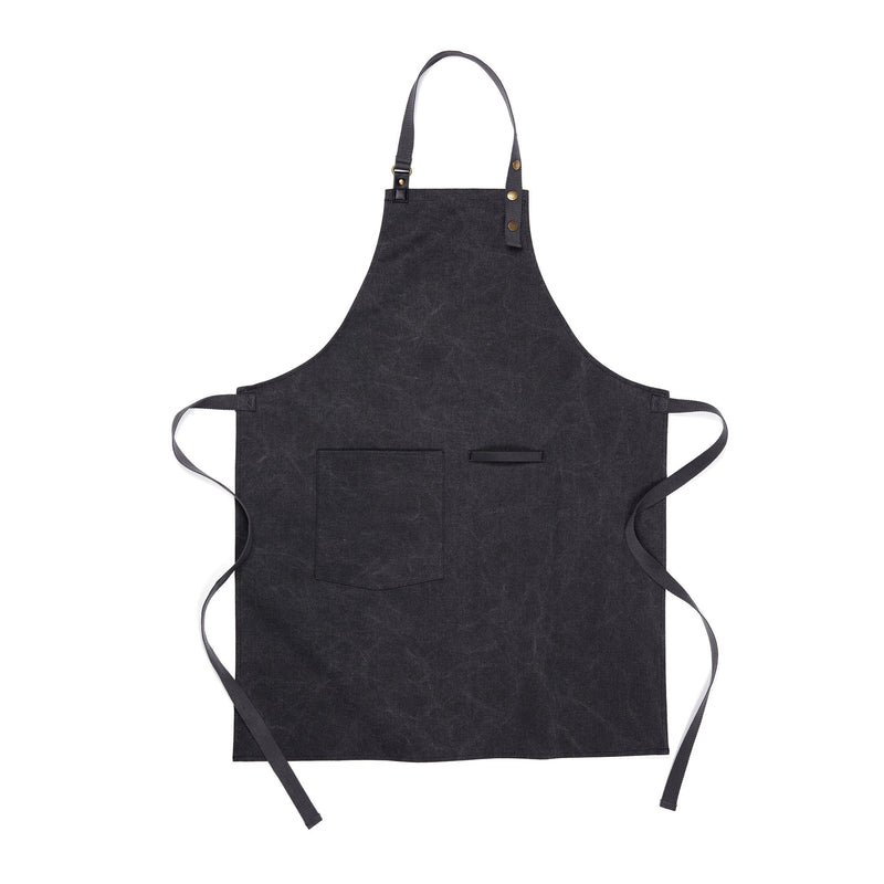 Recycled Canvas Apron Workwear The Ethical Gift Box (DEV SITE) Black  
