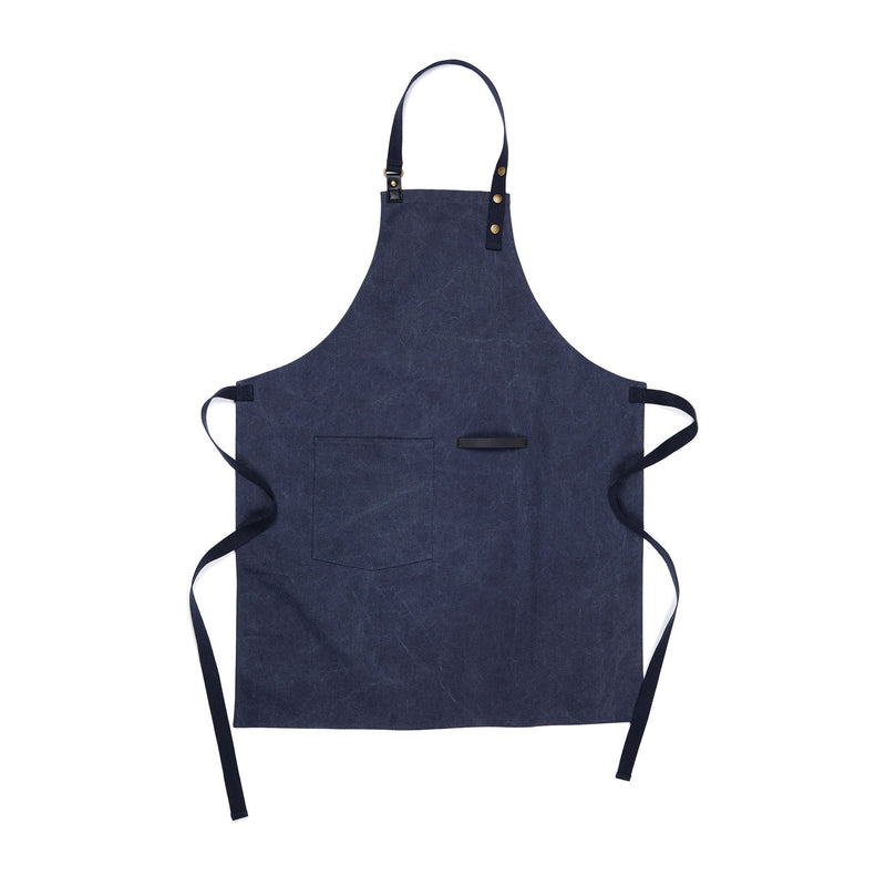 Recycled Canvas Apron Workwear The Ethical Gift Box (DEV SITE) Navy  