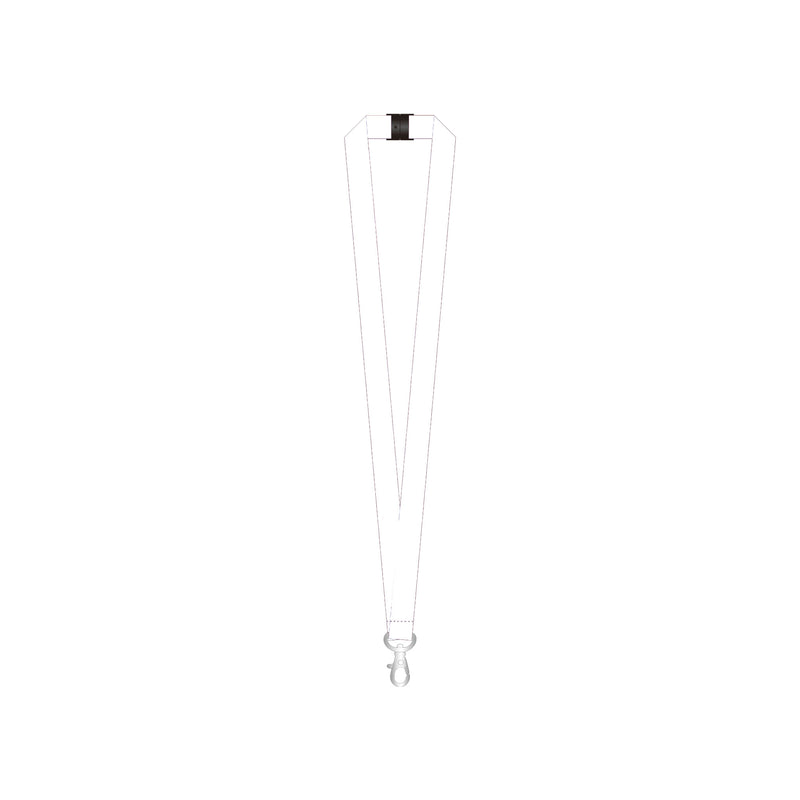 Custom Printed rPET Lanyard Promotional The Ethical Gift Box (DEV SITE) White  