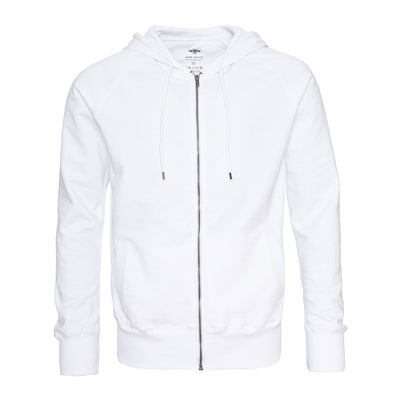 Pure Waste Unisex Hoodie w Zip Tops & Tees The Ethical Gift Box (DEV SITE) White XXS 