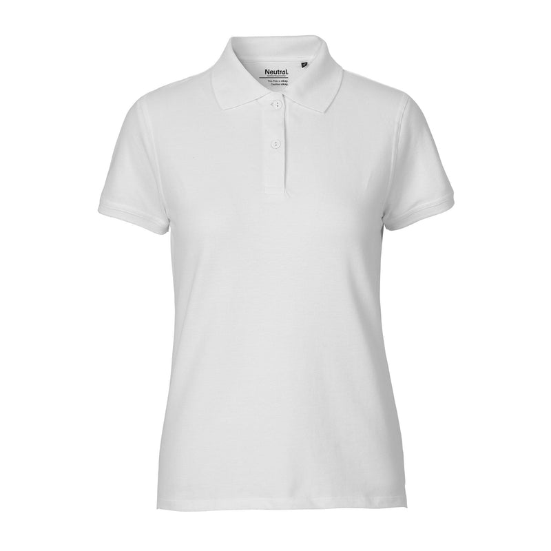 Ladies Classic Organic Cotton Polo Tops & Tees The Ethical Gift Box (DEV SITE) White XS 
