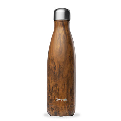 Qwetch Isothermal Bottle Wood - 500ml Grab & Go Qwetch   