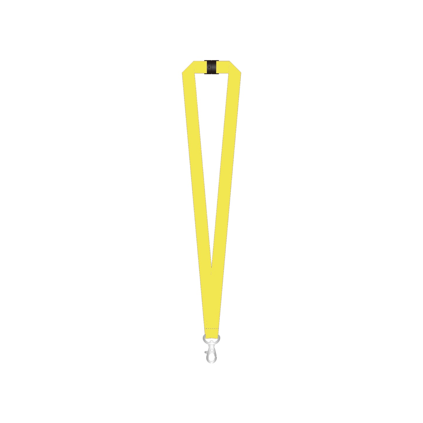 Custom Printed rPET Lanyard Promotional The Ethical Gift Box (DEV SITE) Yellow  