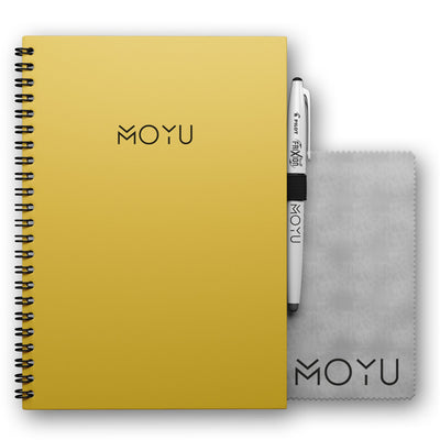 Erasable Stone Paper A5 Notebook 18 Notebooks & Pens The Ethical Gift Box (DEV SITE) Young Yellow  